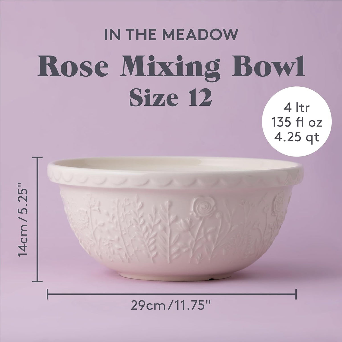 Mason Cash In The Meadow | (S12 Rose)